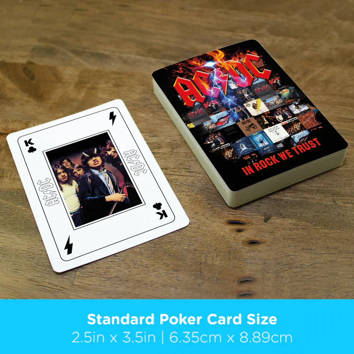 AC/DC Playing Cards In Rock We Trust product photo