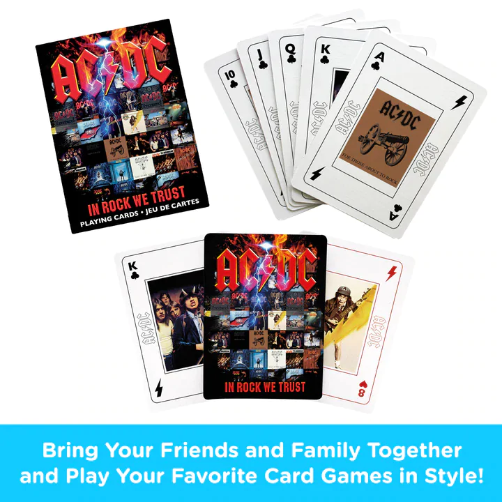 AC/DC Playing Cards In Rock We Trust product photo