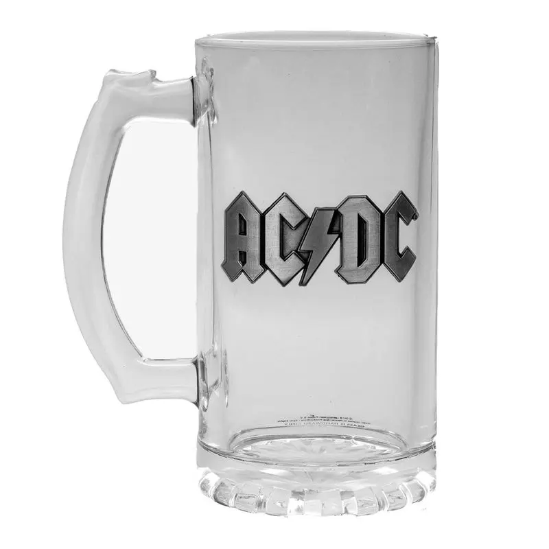 AC/DC glass stein product photo