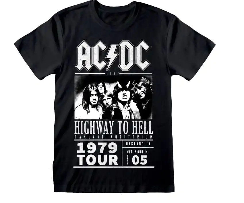 AC/DC T-Shirt Highway To Hell 1979 Tour Black product photo