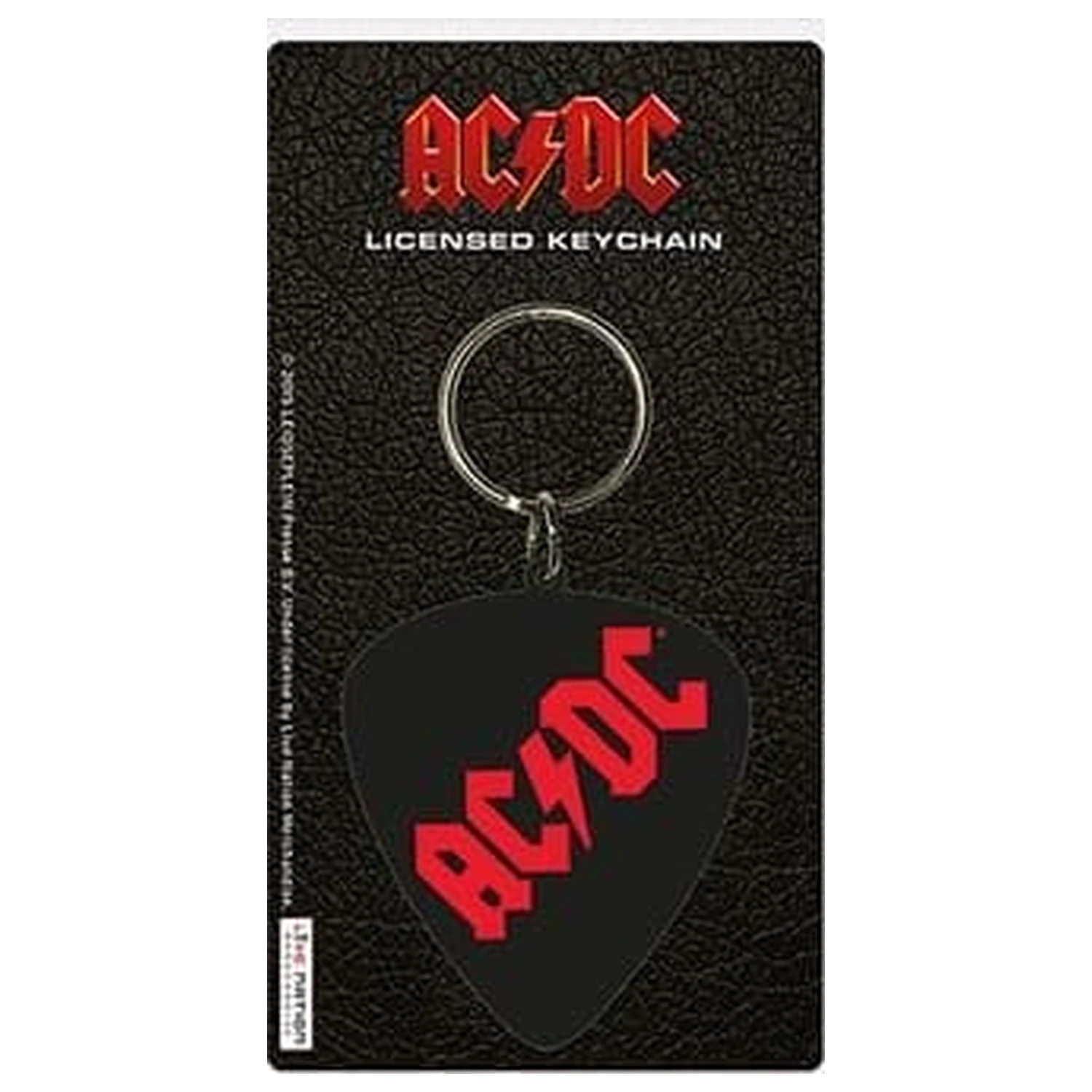 AC/DC PVC Keychain Plectrum product photo