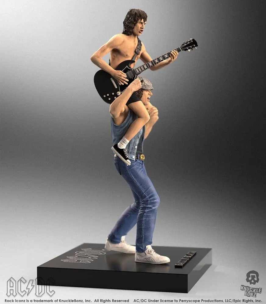 AC/DC Rock Iconz Statue 1/9 Angus &amp; Brian 27 cm product photo