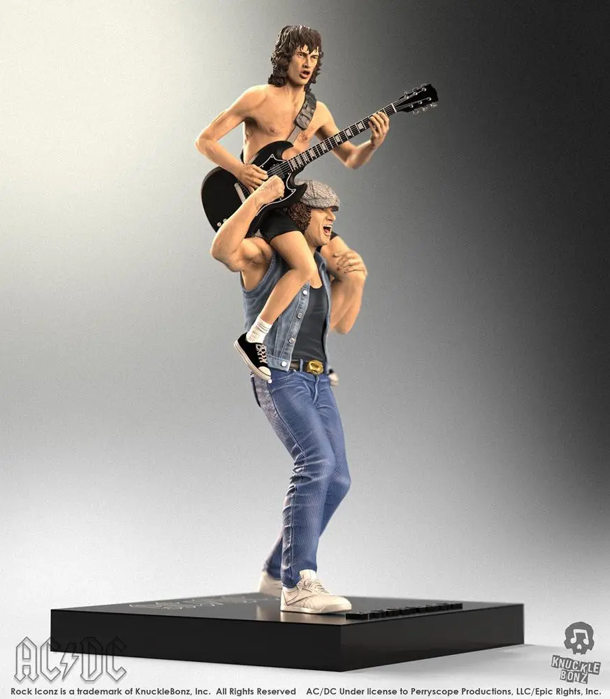 AC/DC Rock Iconz Statue 1/9 Angus &amp; Brian 27 cm product photo