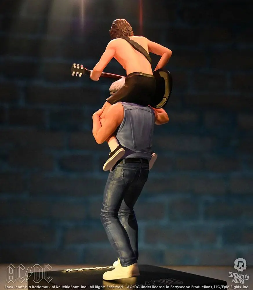 AC/DC Rock Iconz Statue 1/9 Angus &amp; Brian 27 cm product photo