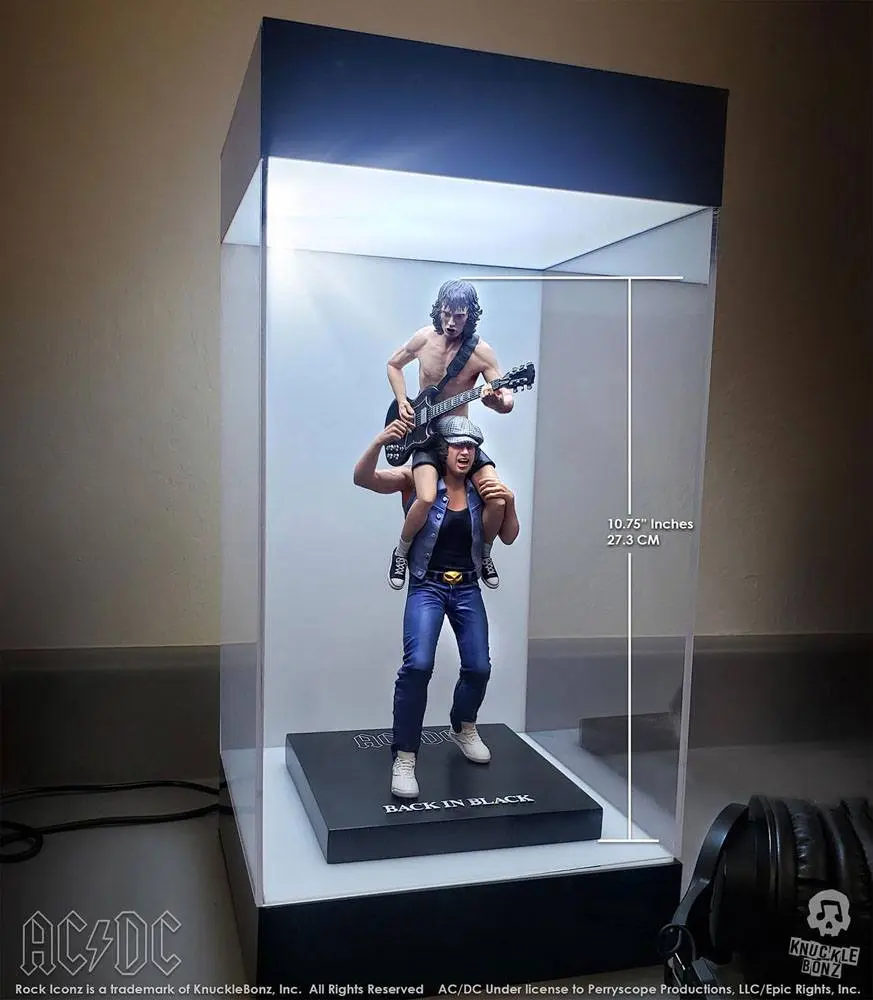 AC/DC Rock Iconz Statue 1/9 Angus &amp; Brian 27 cm product photo