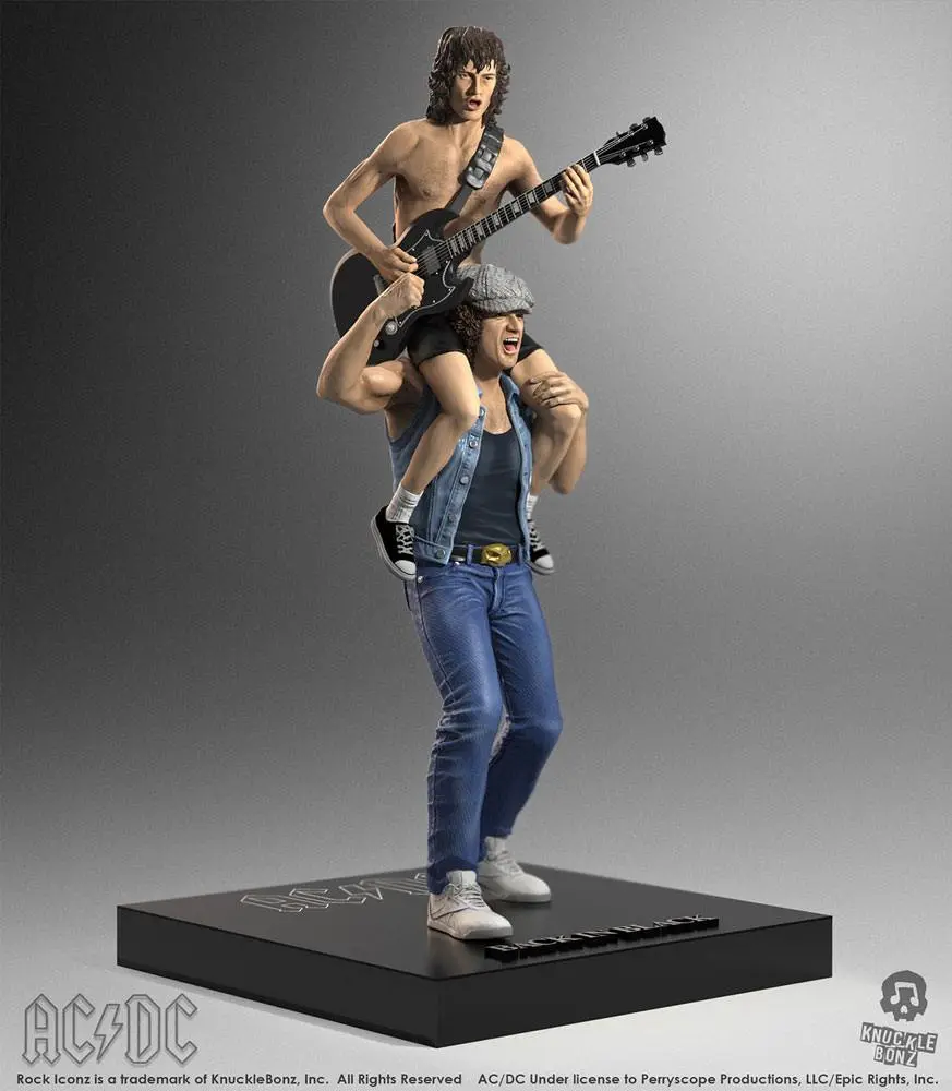 AC/DC Rock Iconz Statue 1/9 Angus &amp; Brian 27 cm product photo