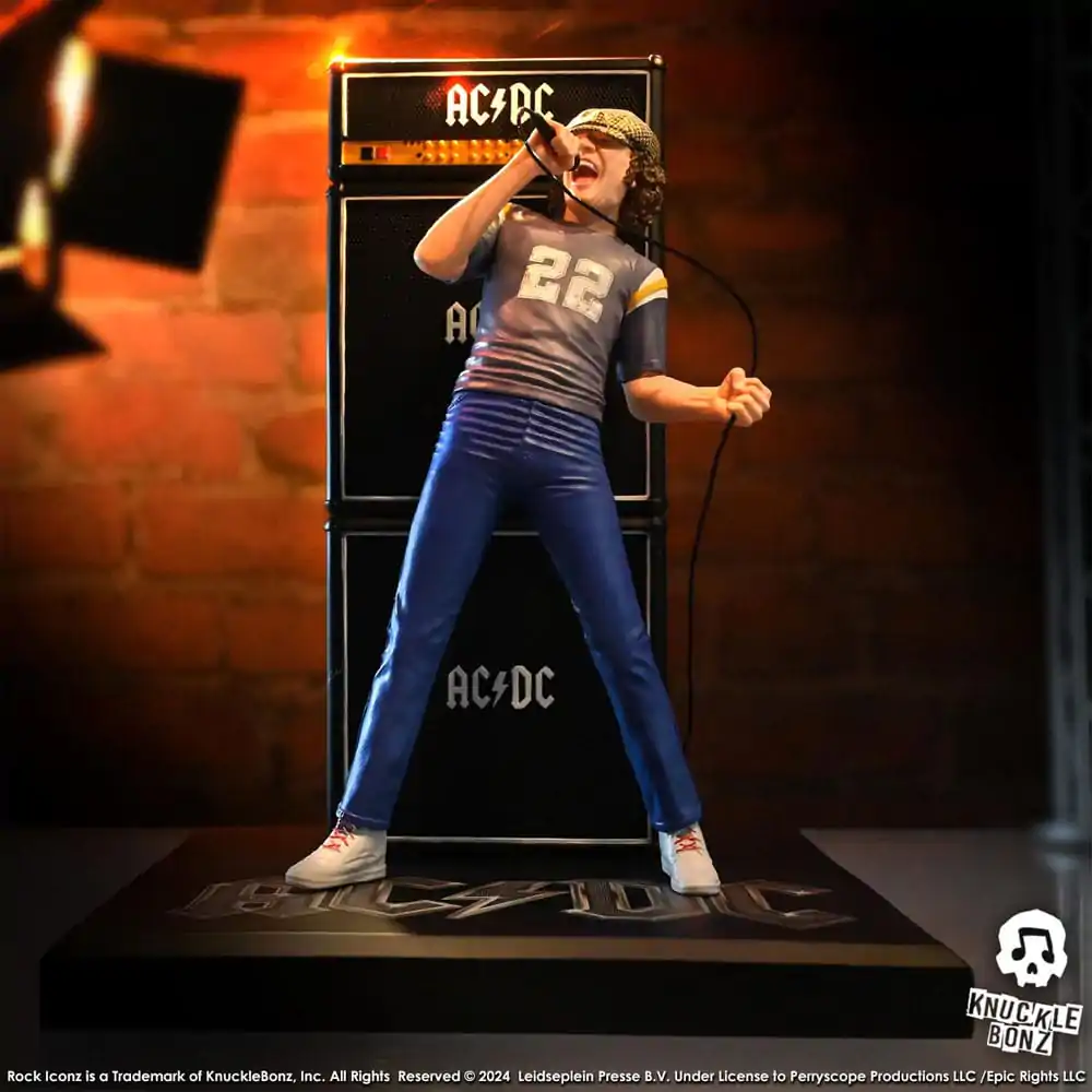 AC/DC Rock Iconz Statue Brian Johnson 23 cm product photo