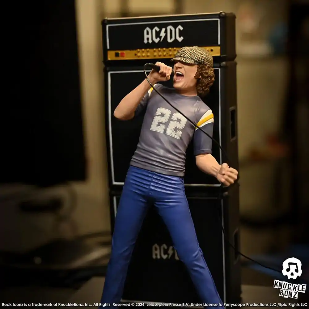 AC/DC Rock Iconz Statue Brian Johnson 23 cm product photo