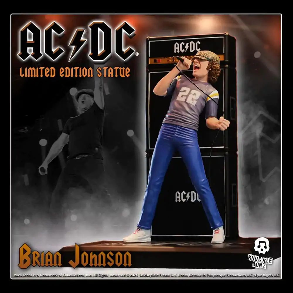 AC/DC Rock Iconz Statue Brian Johnson 23 cm product photo