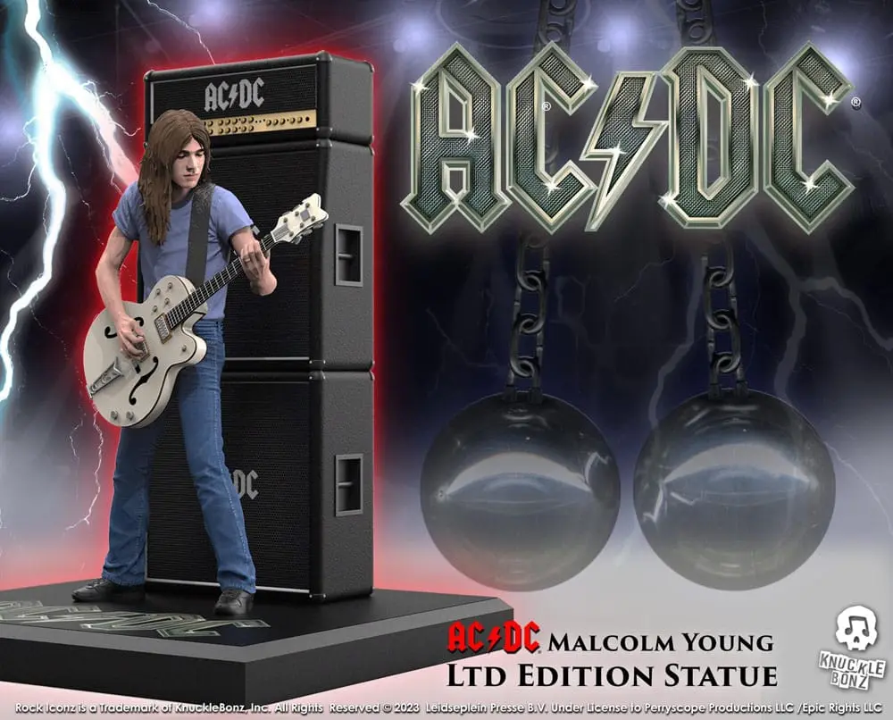 AC/DC Rock Iconz Statue Malcolm Young II 23 cm product photo