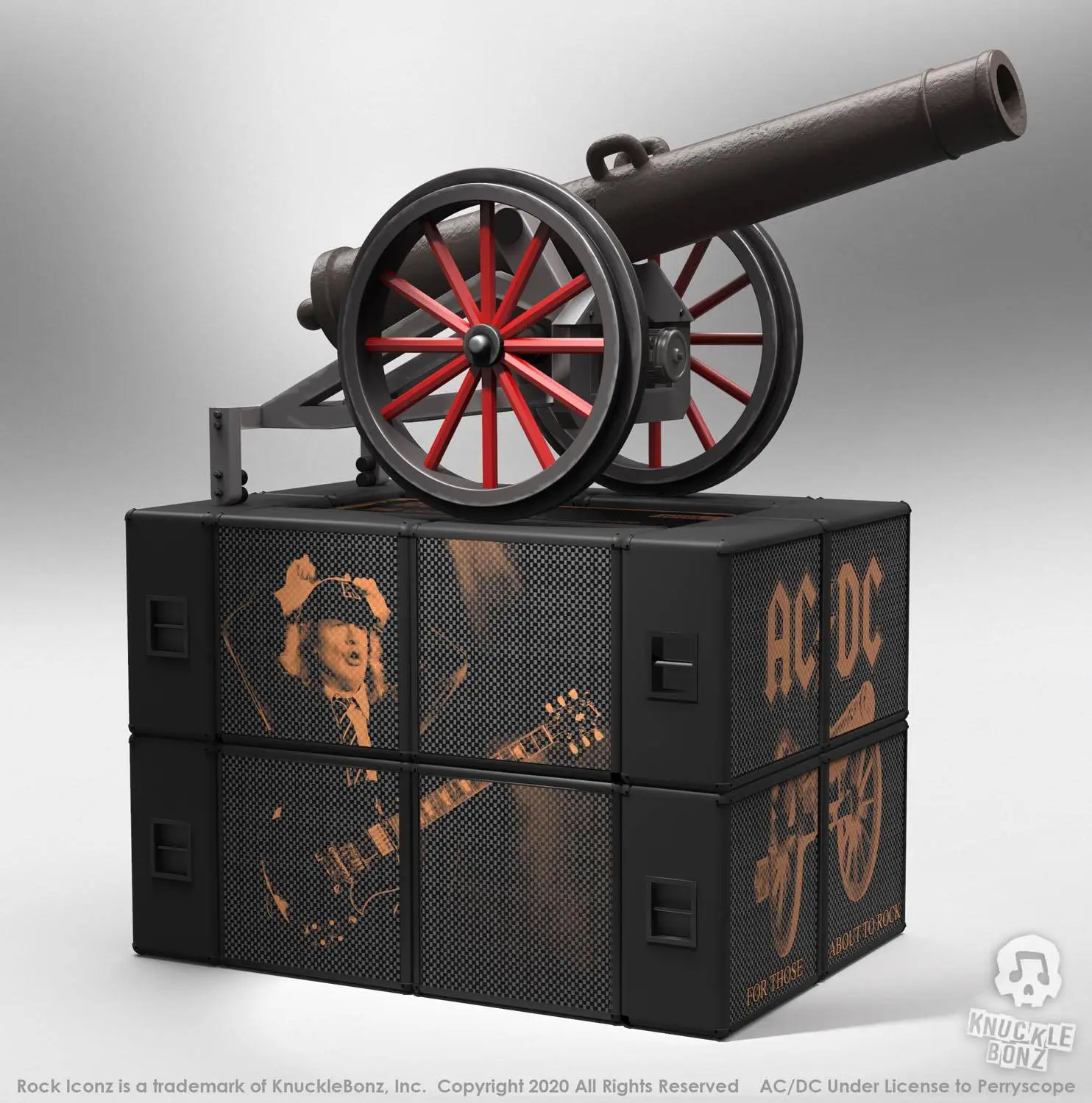 AC/DC Rock Ikonz On Tour Statues Cannon "For Those About to Rock" product photo