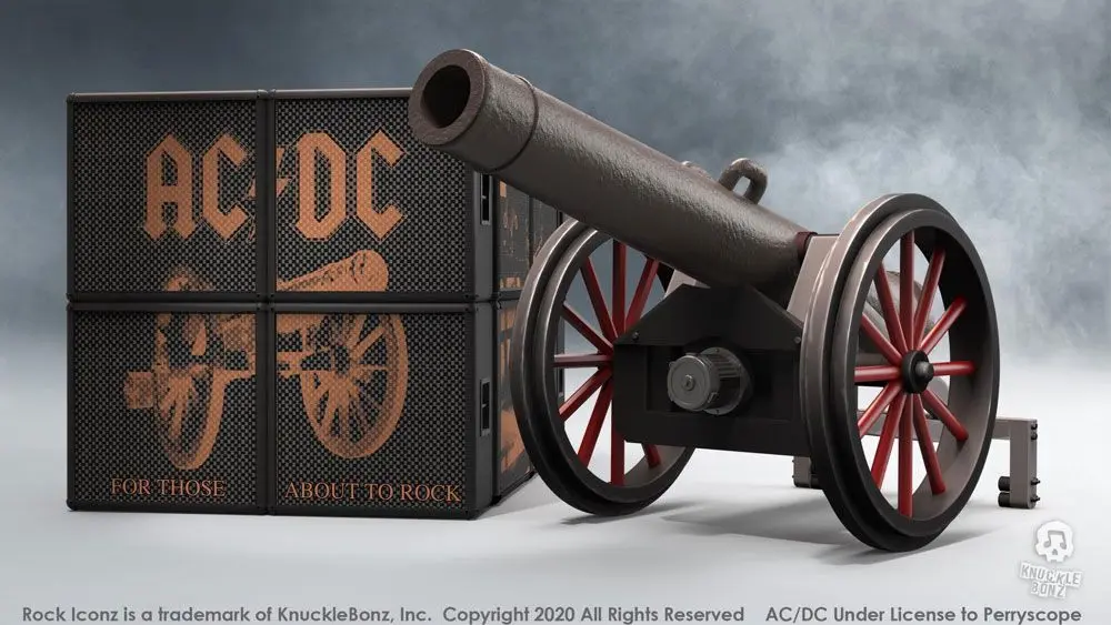 AC/DC Rock Ikonz On Tour Statues Cannon "For Those About to Rock" product photo