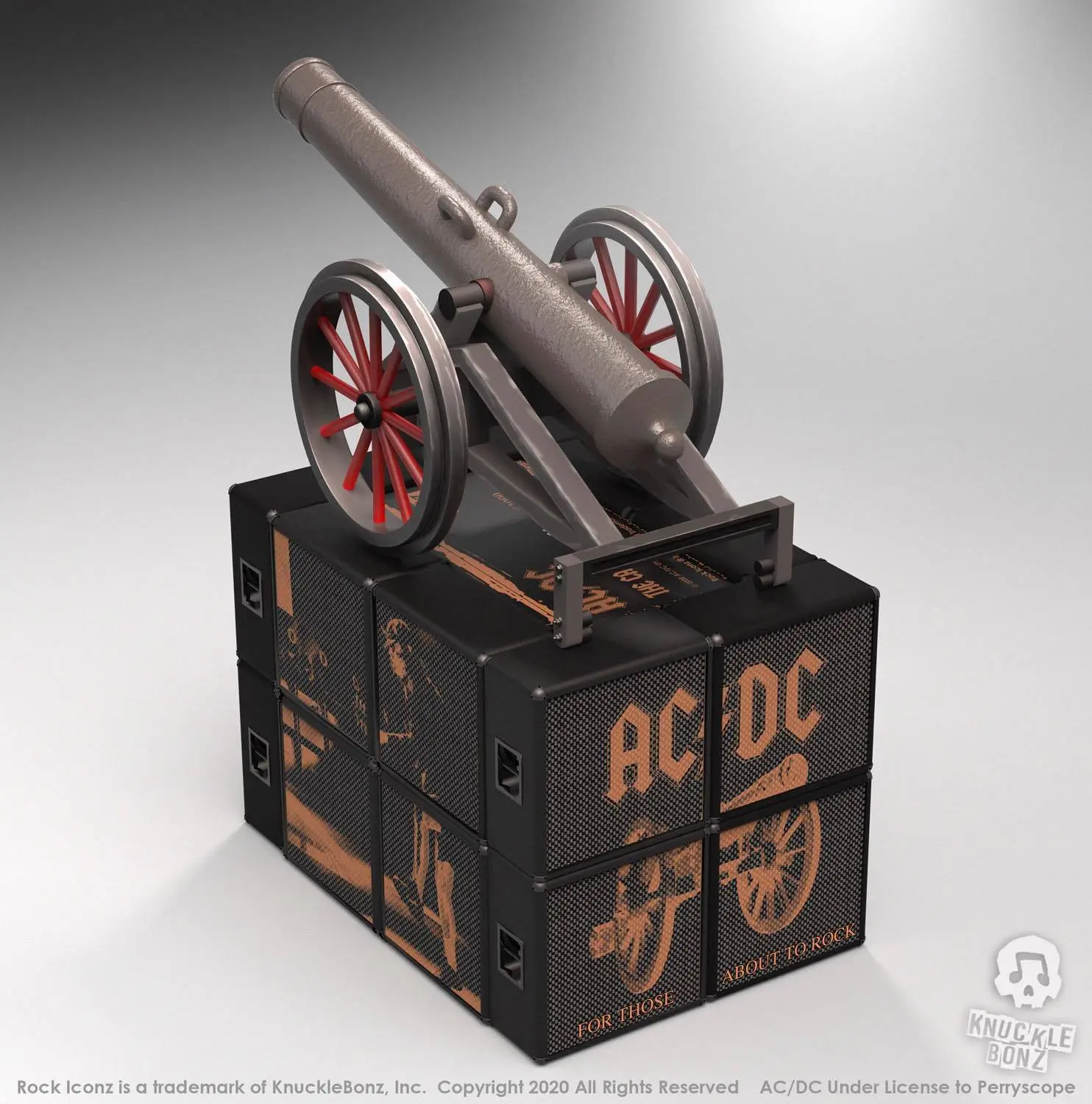 AC/DC Rock Ikonz On Tour Statues Cannon "For Those About to Rock" product photo