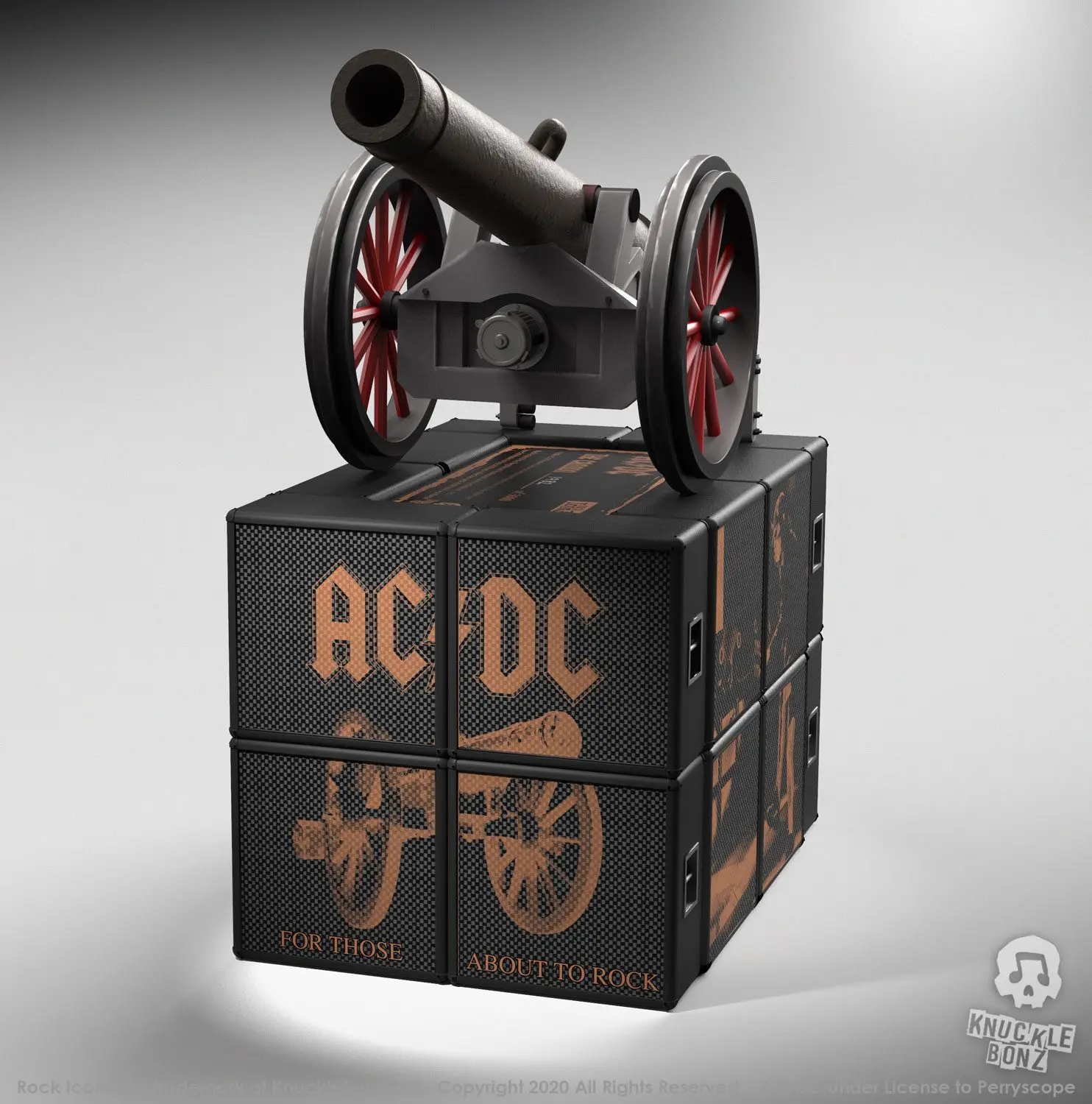 AC/DC Rock Ikonz On Tour Statues Cannon "For Those About to Rock" product photo