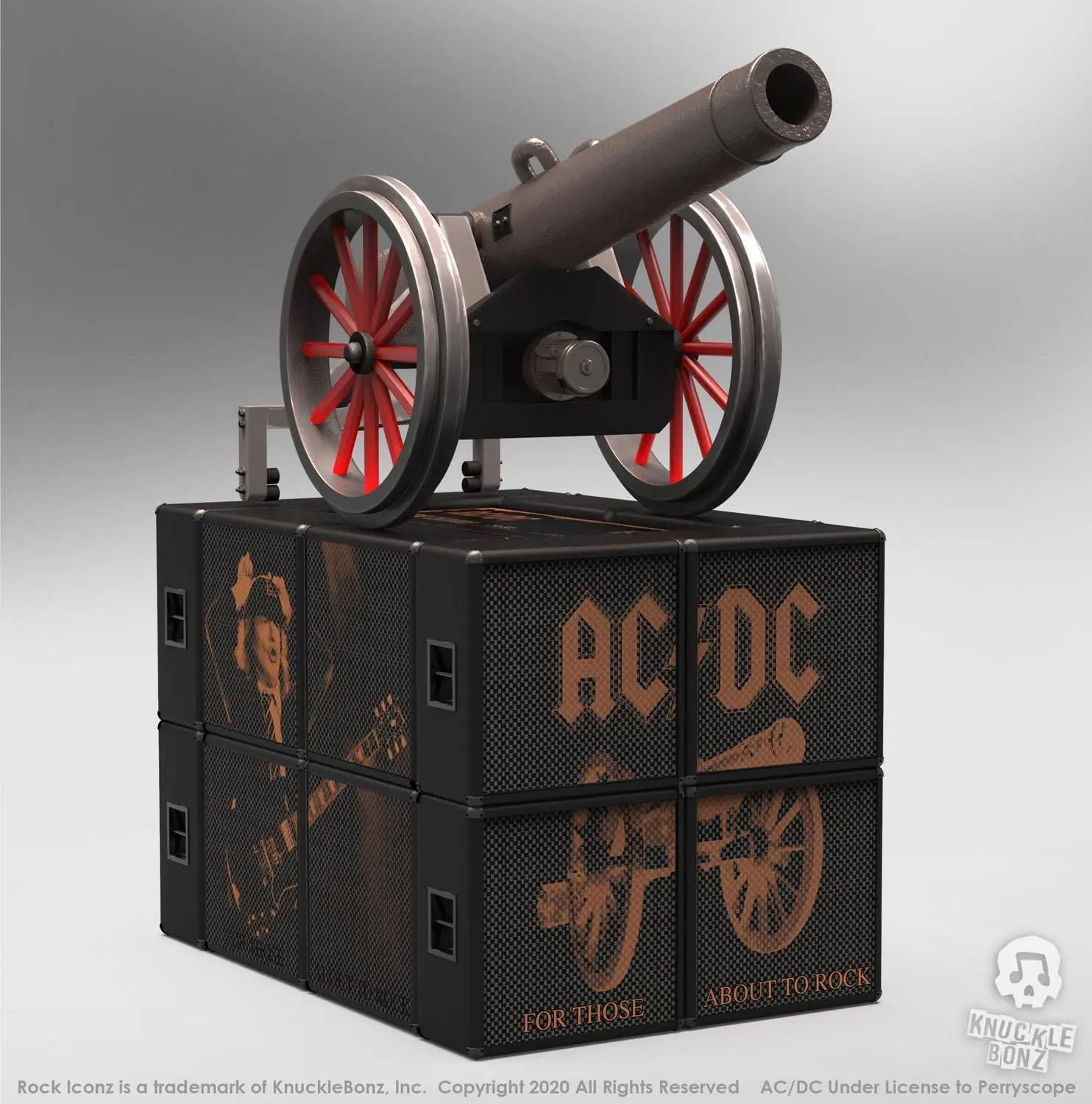 AC/DC Rock Ikonz On Tour Statues Cannon "For Those About to Rock" product photo