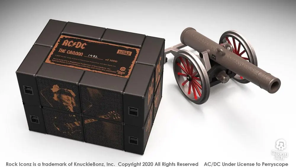 AC/DC Rock Ikonz On Tour Statues Cannon "For Those About to Rock" product photo