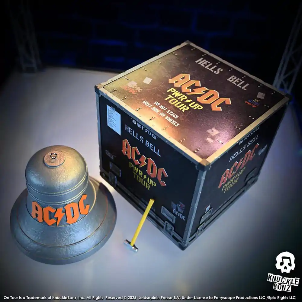 AC/DC Rock Ikonz On Tour Statue PWR UP Tour Hells Bell product photo