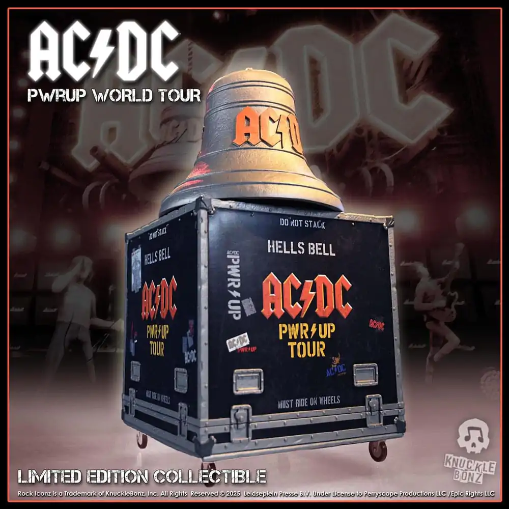 AC/DC Rock Ikonz On Tour Statue PWR UP Tour Hells Bell product photo