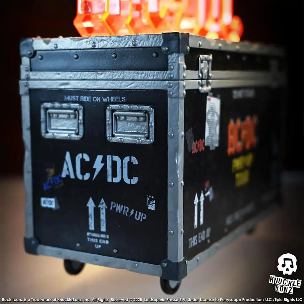 AC/DC Rock Ikonz On Tour Statue PWR UP Tour Road Case product photo