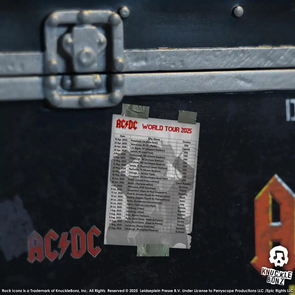 AC/DC Rock Ikonz On Tour Statue PWR UP Tour Road Case product photo