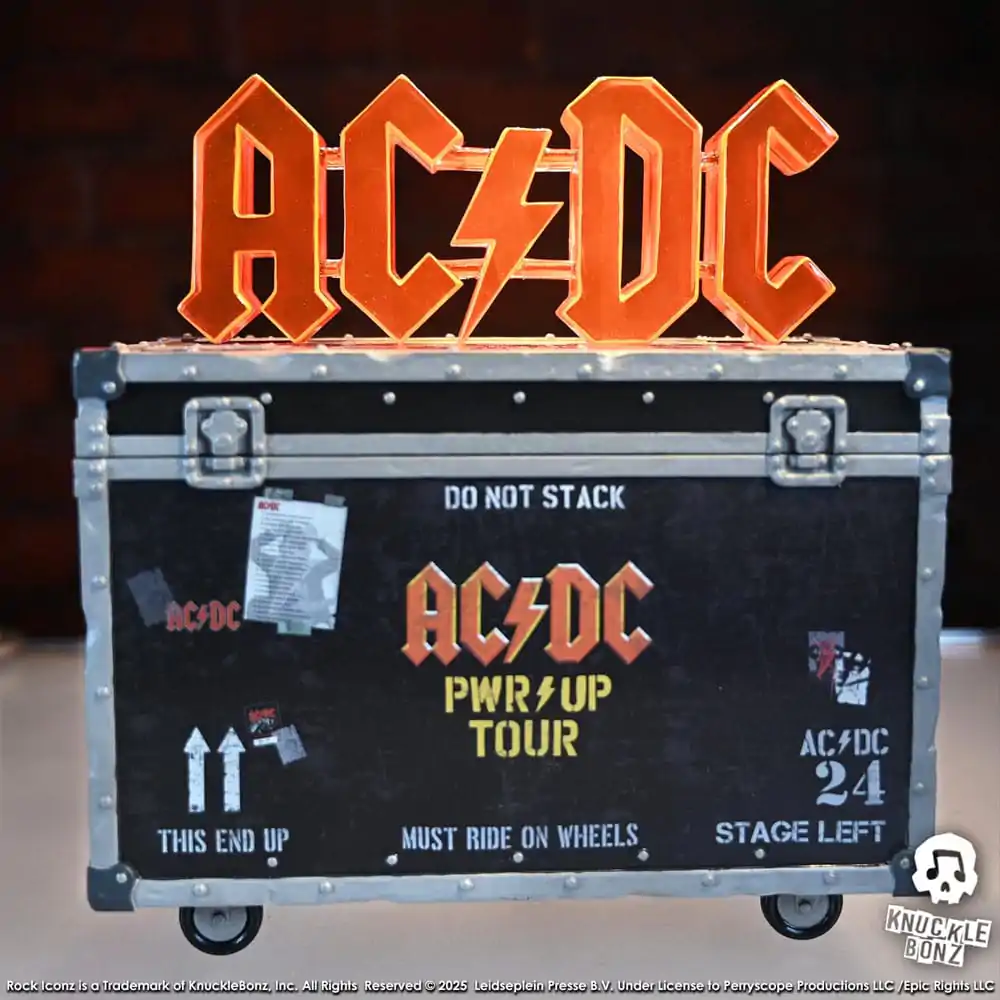 AC/DC Rock Ikonz On Tour Statue PWR UP Tour Road Case product photo