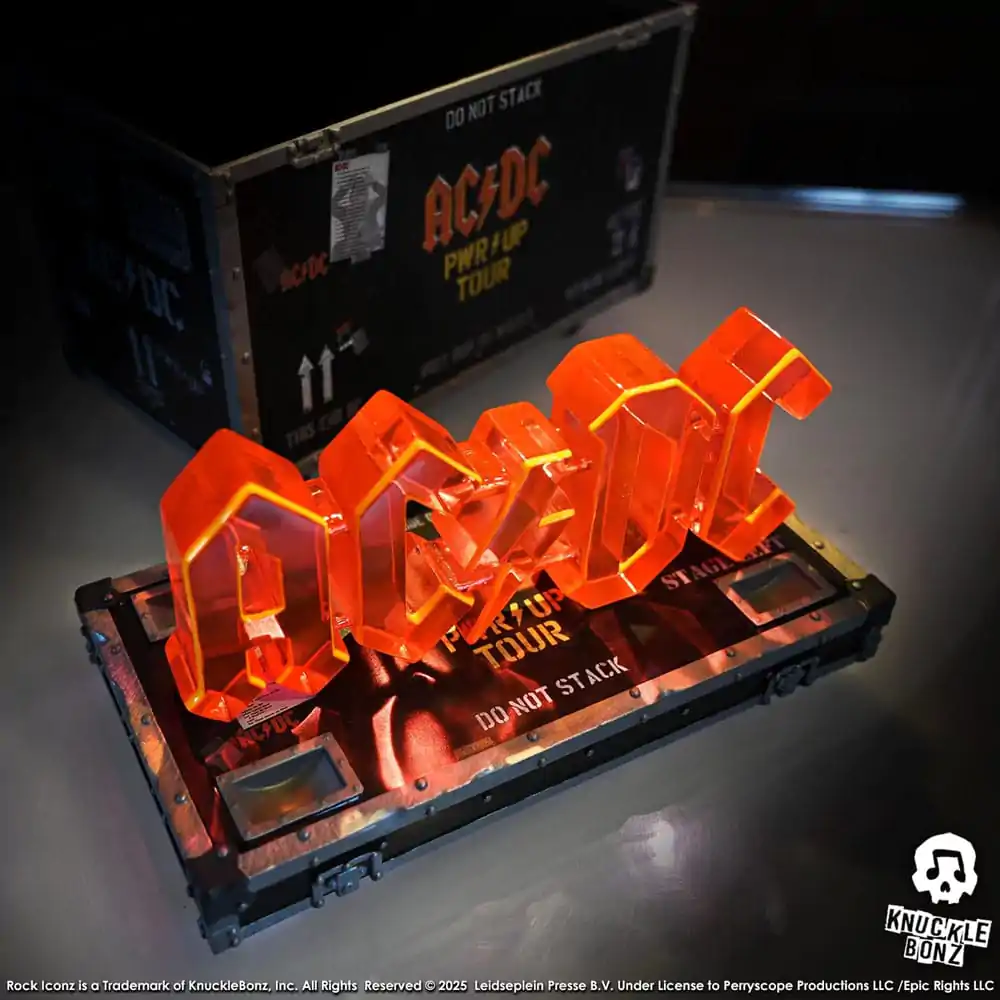 AC/DC Rock Ikonz On Tour Statue PWR UP Tour Road Case product photo