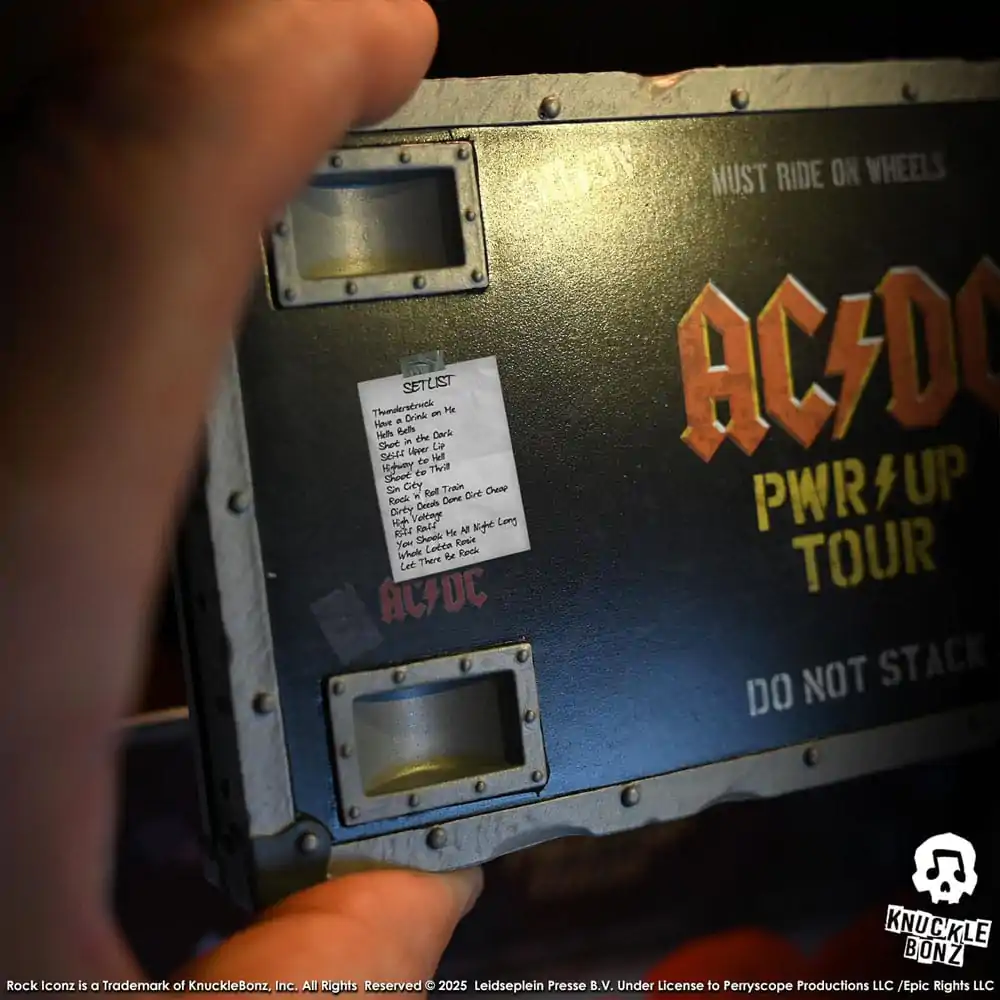 AC/DC Rock Ikonz On Tour Statue PWR UP Tour Road Case product photo