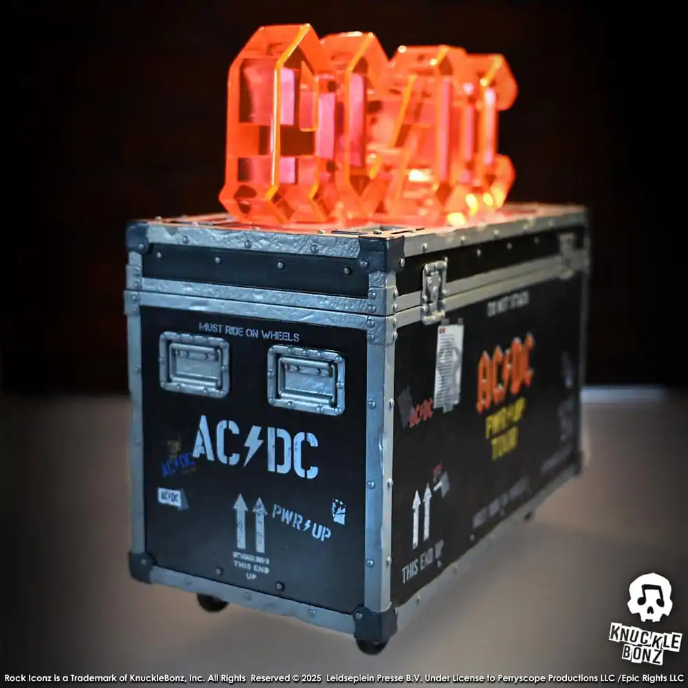 AC/DC Rock Ikonz On Tour Statue PWR UP Tour Road Case product photo