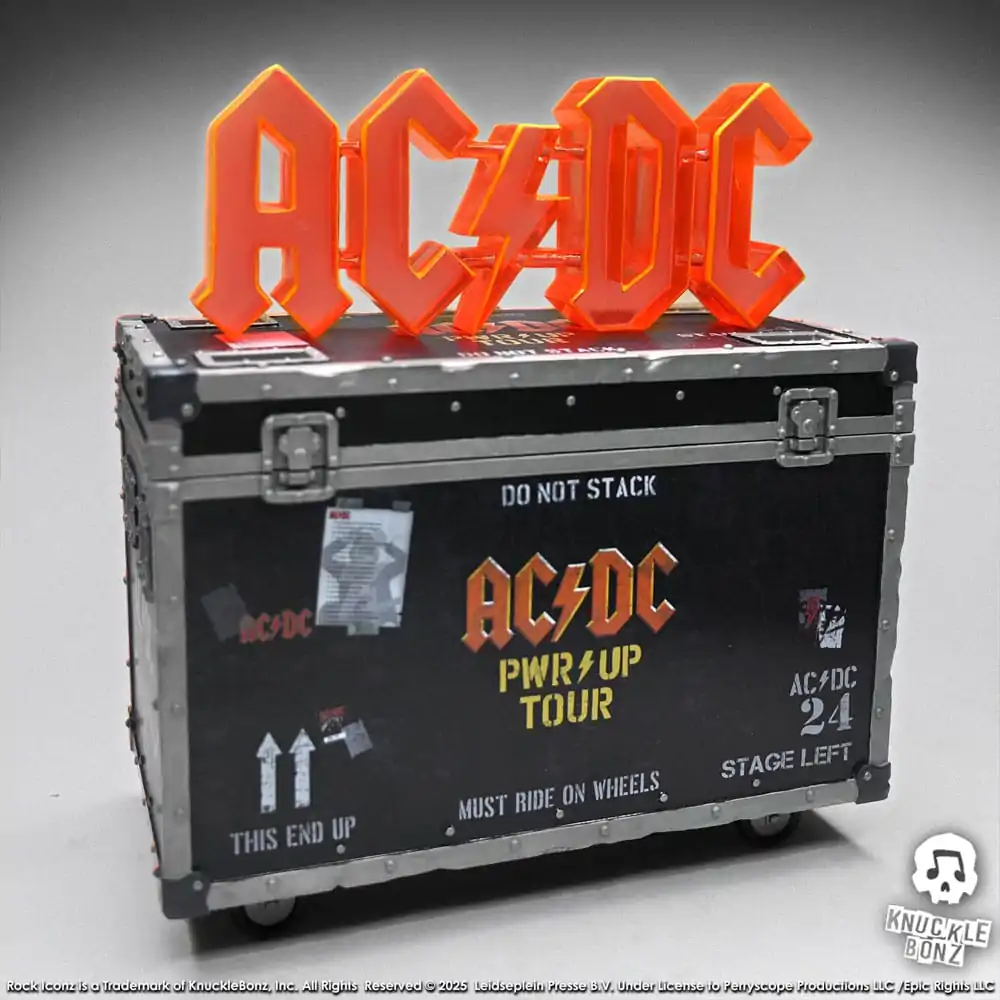 AC/DC Rock Ikonz On Tour Statue PWR UP Tour Road Case product photo