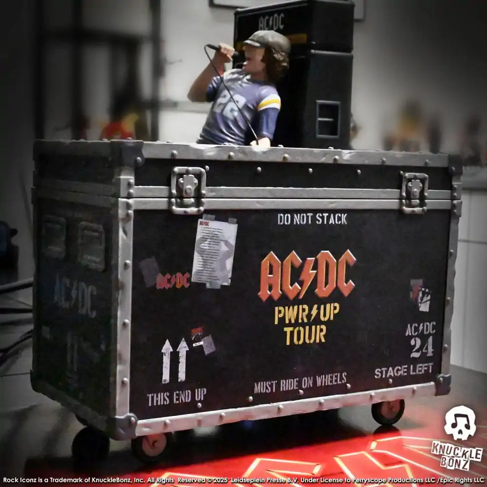 AC/DC Rock Ikonz On Tour Statue PWR UP Tour Road Case product photo
