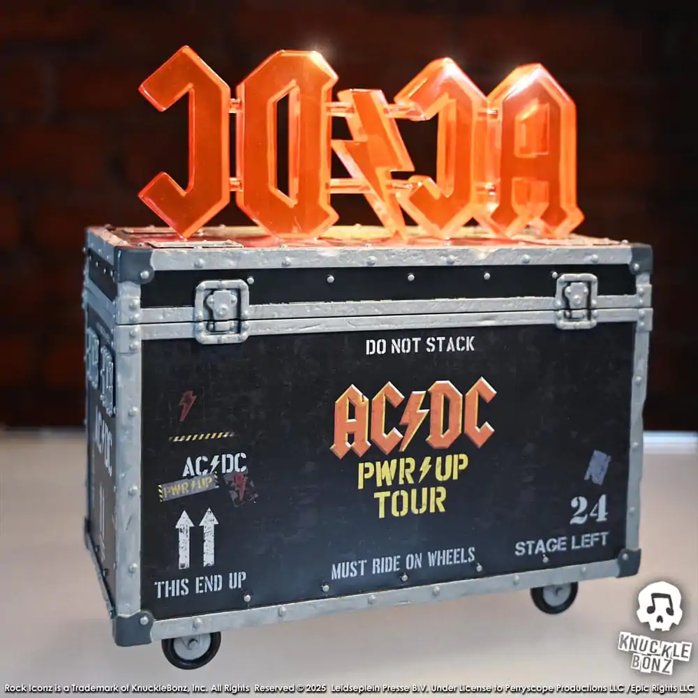 AC/DC Rock Ikonz On Tour Statue PWR UP Tour Road Case product photo