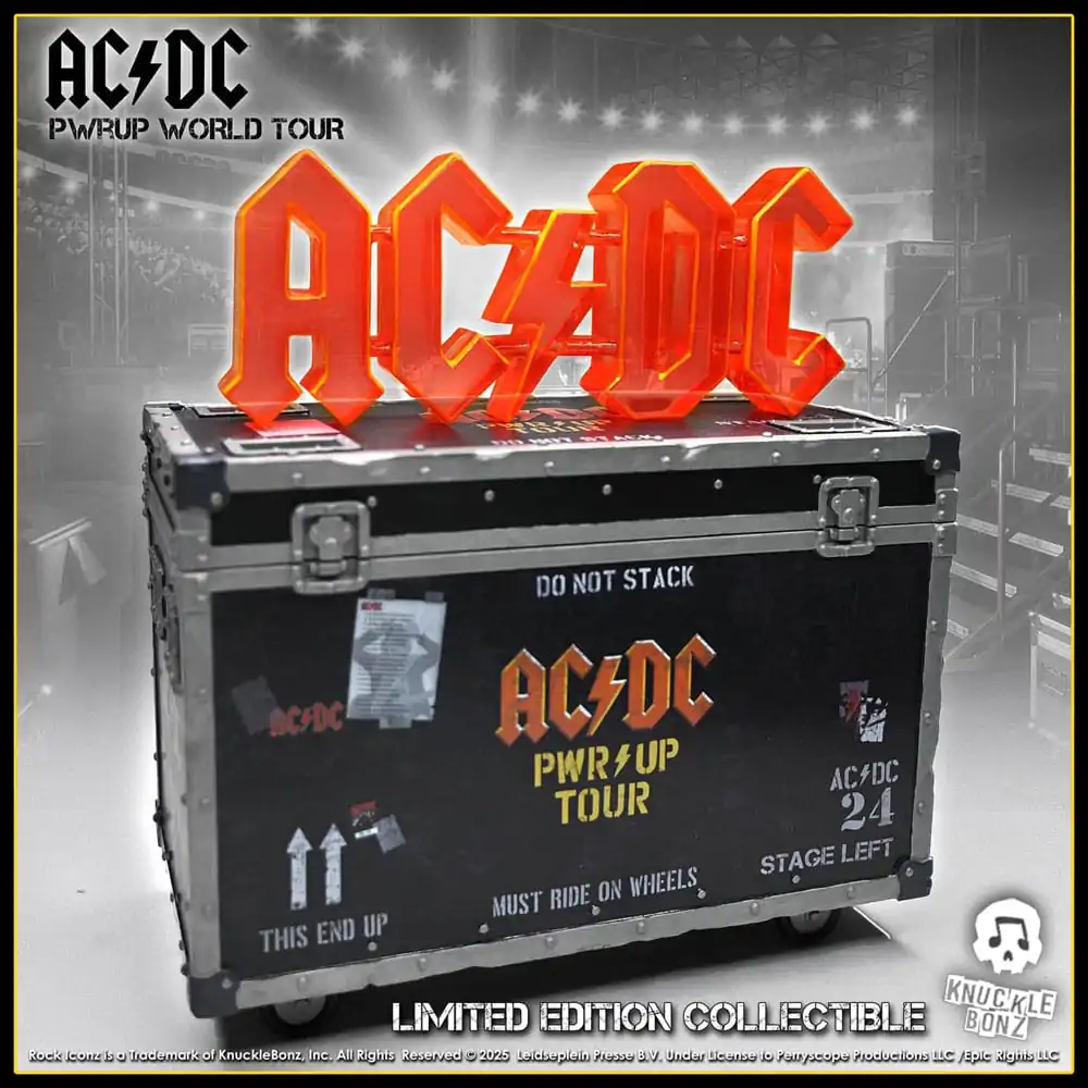 AC/DC Rock Ikonz On Tour Statue PWR UP Tour Road Case product photo
