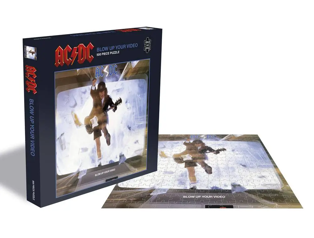 AC/DC Rock Saws Jigsaw Puzzle Blow Up Your Video (500 pieces) product photo