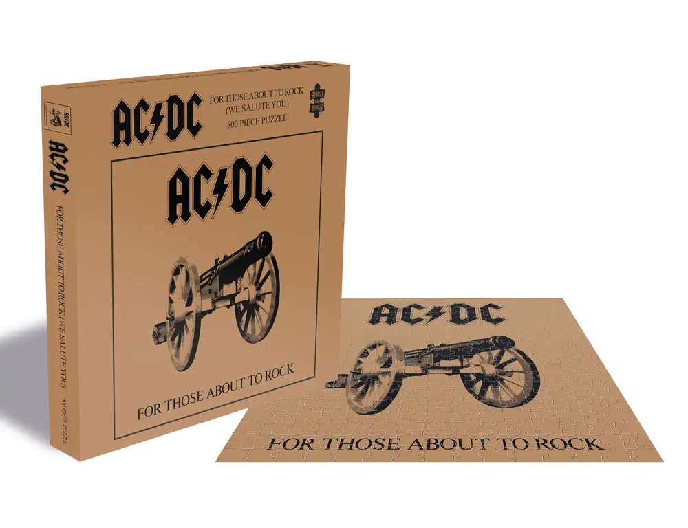 AC/DC Rock Saws Jigsaw Puzzle For Those About To Rock (500 pieces) product photo