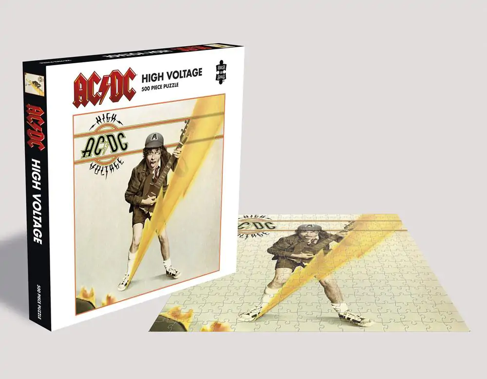 AC/DC Rock Saws Jigsaw Puzzle High Voltage (500 pieces) termékfotó