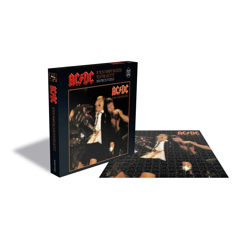 AC/DC Rock Saws Jigsaw Puzzle If You Want Blood (500 pieces) product photo