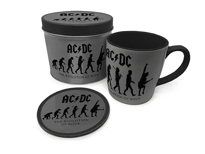 AC/DC Mug with Coaster The Evolution of Rock product photo