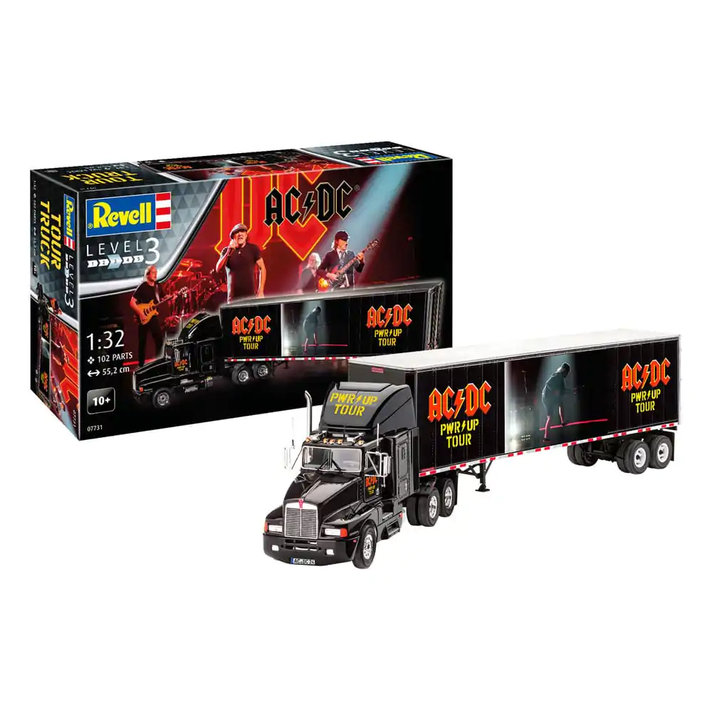 AC/DC Model Kit Gift Set Tour Truck & Trailer 55 cm product photo