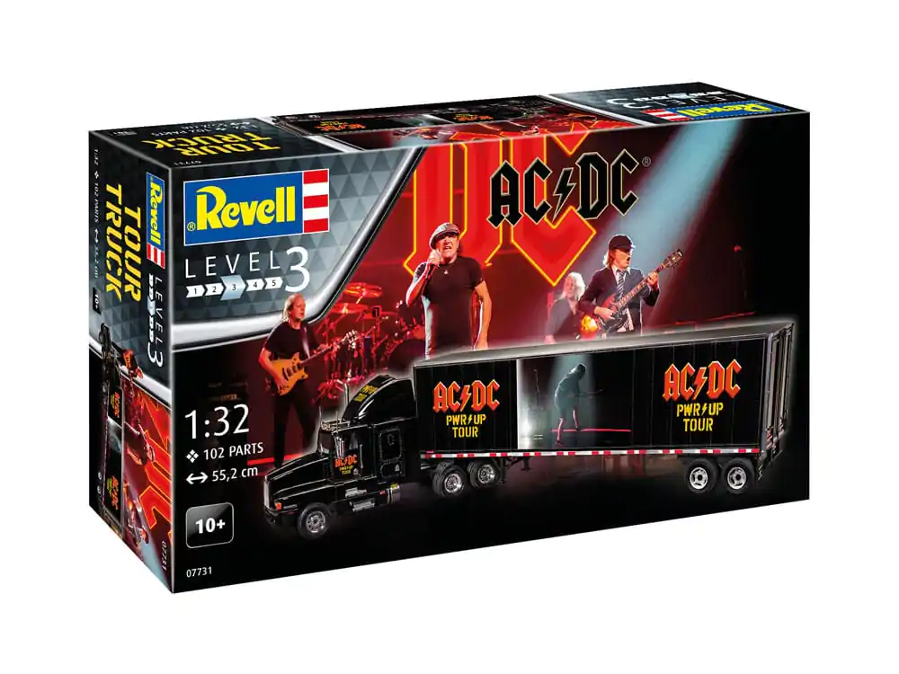 AC/DC Model Kit Gift Set Tour Truck & Trailer 55 cm product photo