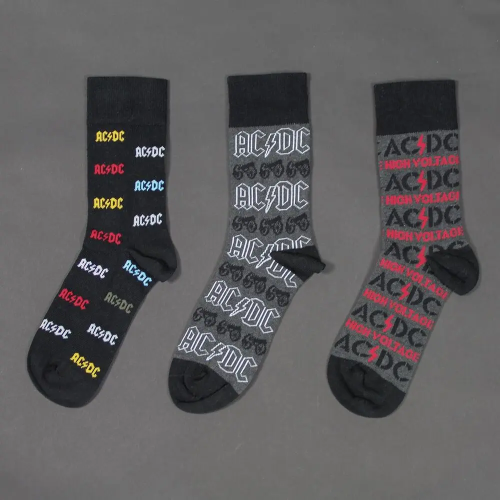 ACDC pack 3 men socks product photo