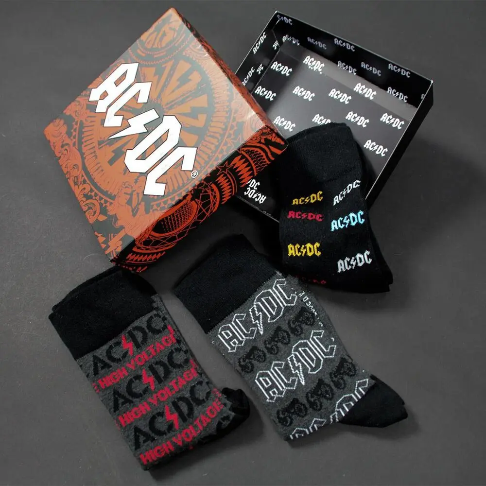 ACDC pack 3 men socks product photo