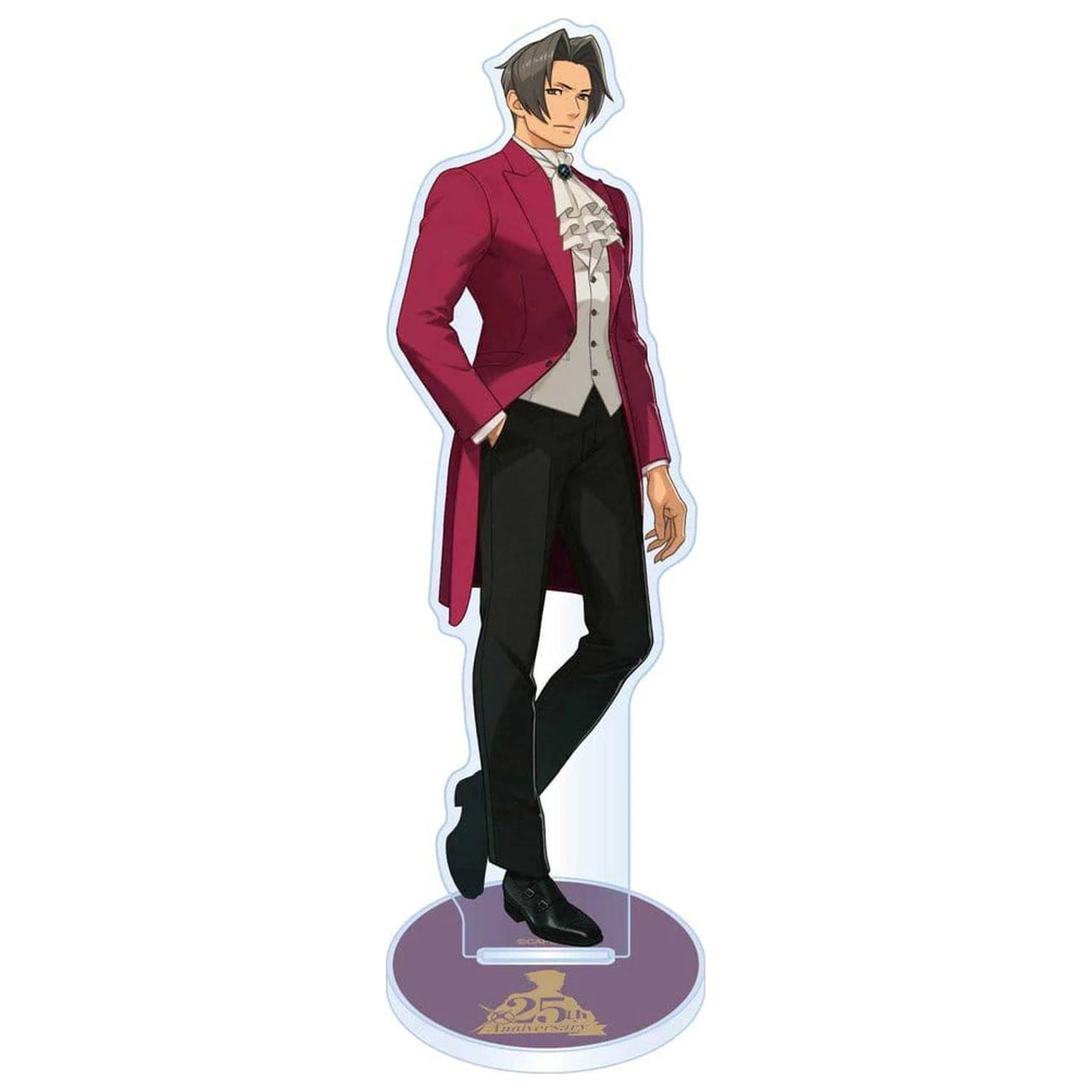Ace Attorney 25th Anniversary Acrylic Stand Miles Edgeworth Main Visual product photo