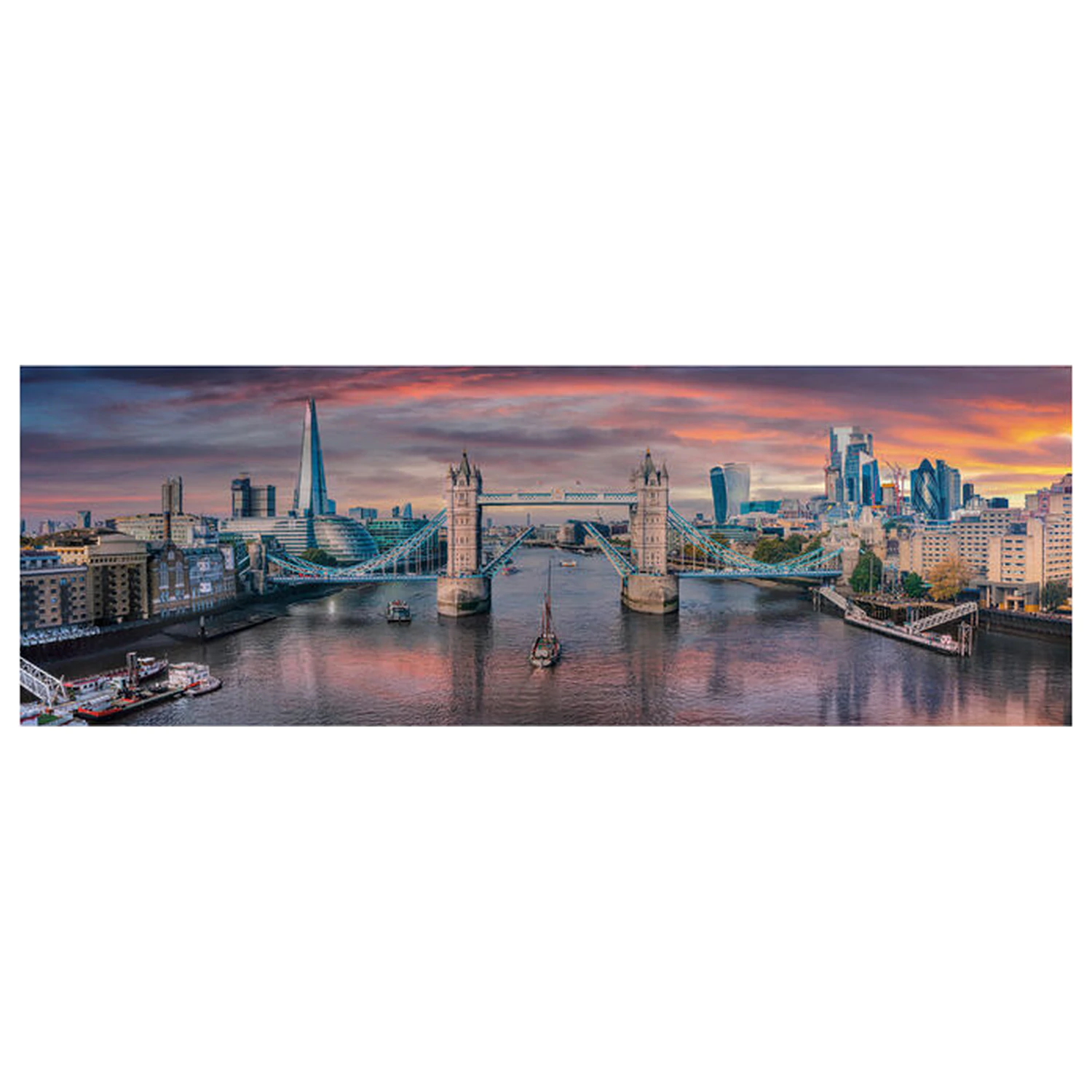 Across the River Thames puzzle 1000pcs product photo