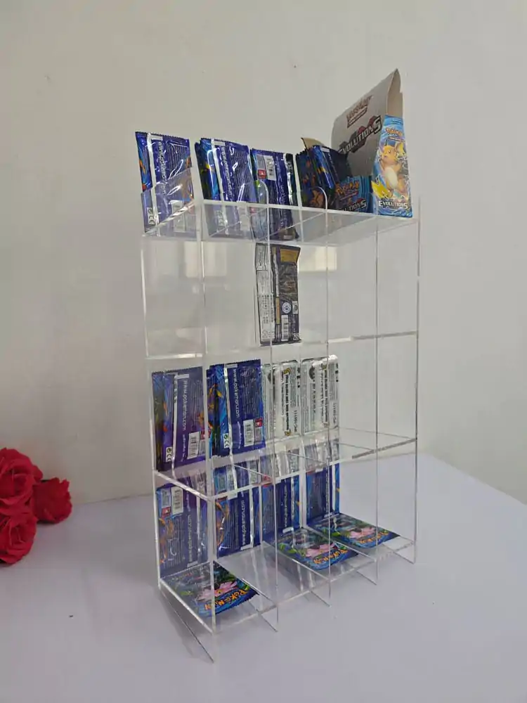 Acryl Counter Display for Trading Card Booster Packs product photo