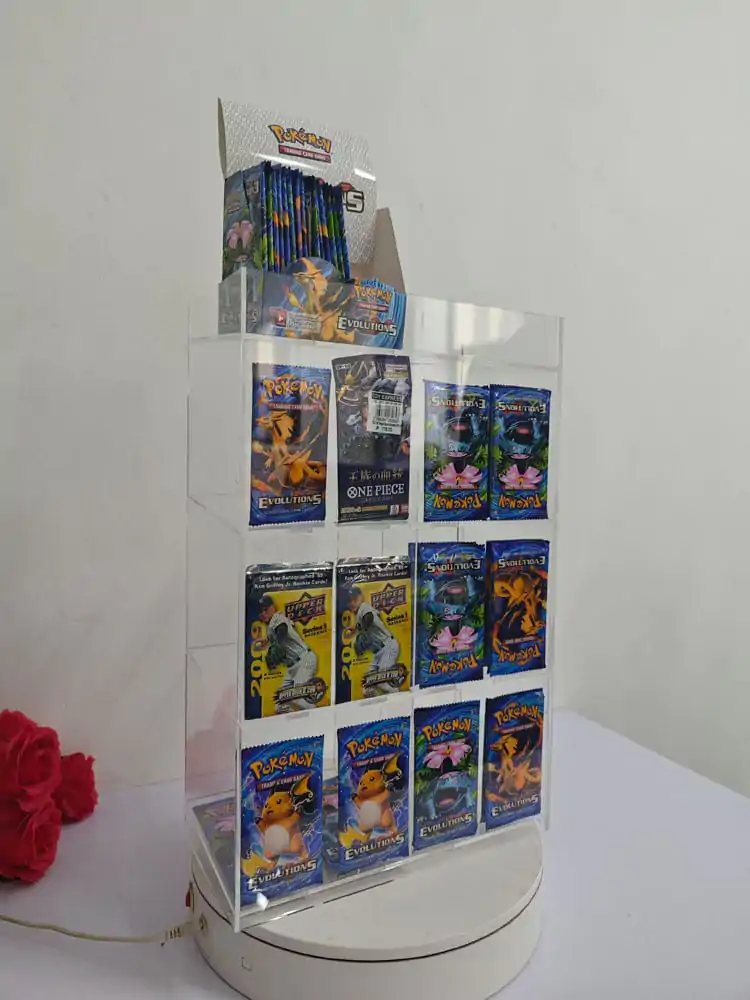Acryl Counter Display for Trading Card Booster Packs product photo