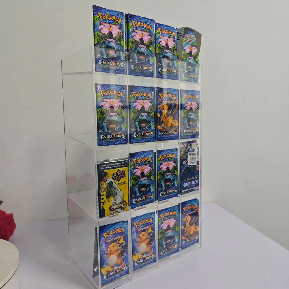 Acryl Counter Display for Trading Card Booster Packs product photo