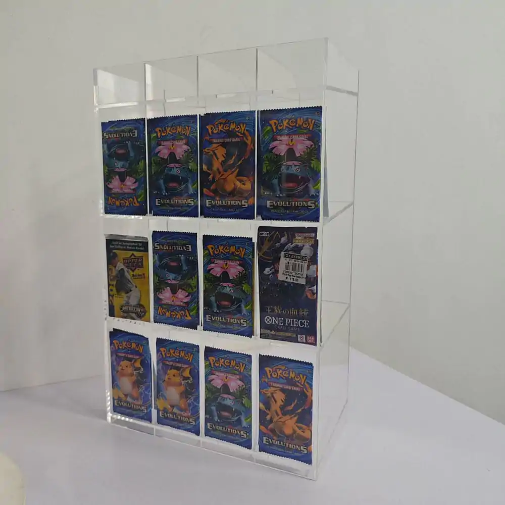 Acryl Counter Display for Trading Card Booster Packs product photo
