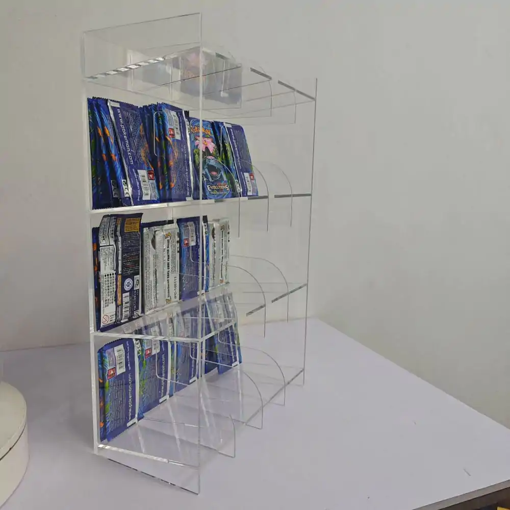 Acryl Counter Display for Trading Card Booster Packs product photo