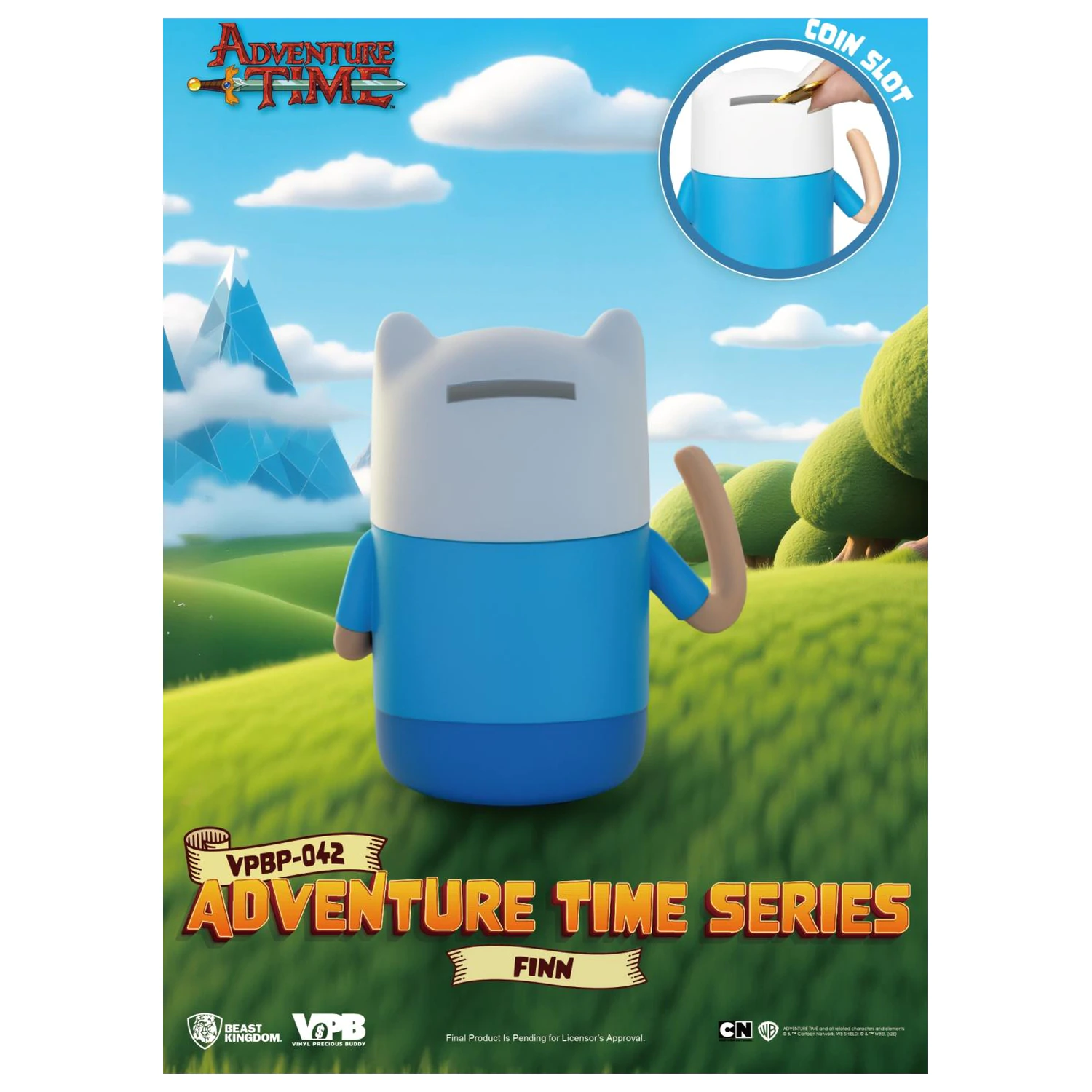 Adventure Time Finn Bank Vinyl Figure 11.6cm product photo