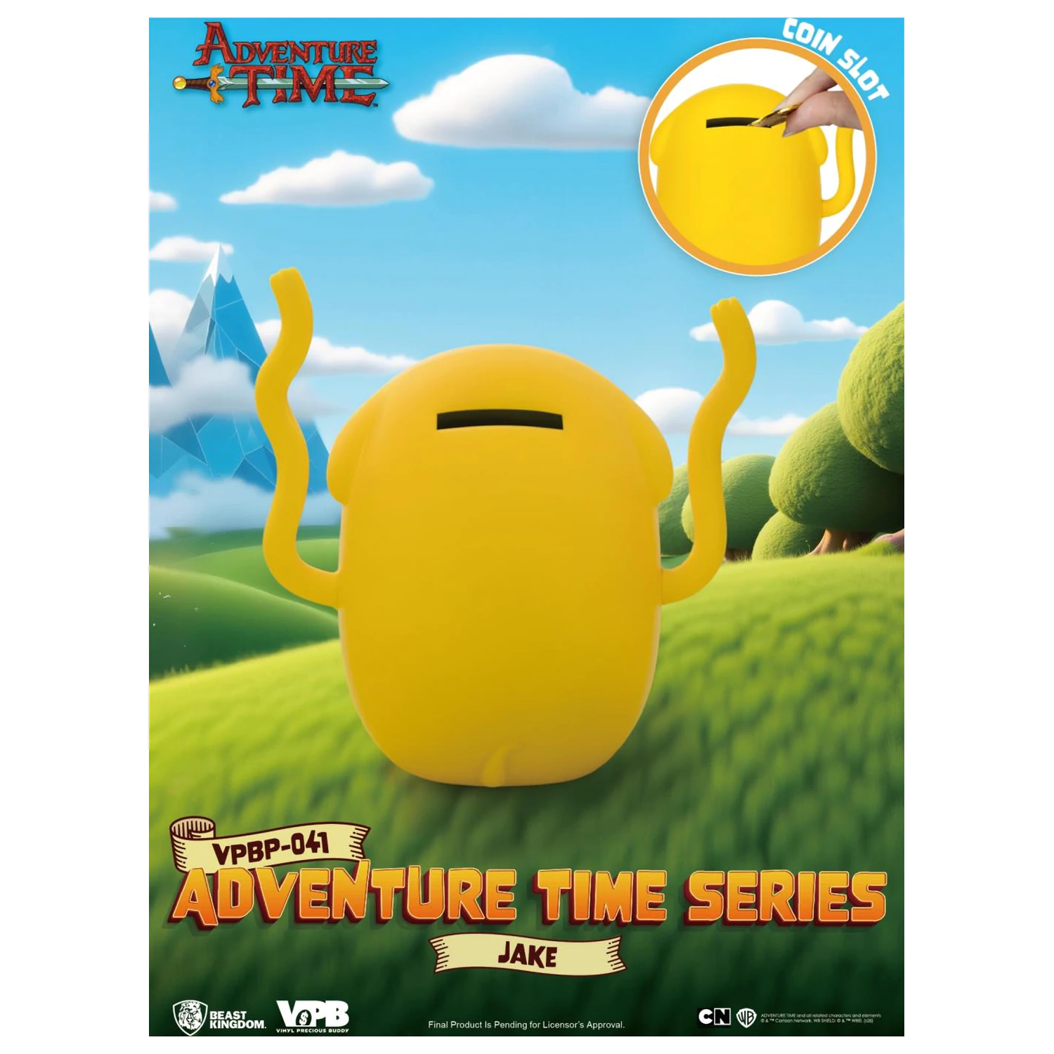 Adventure Time Jake Bank Vinyl Figure 12.2cm product photo